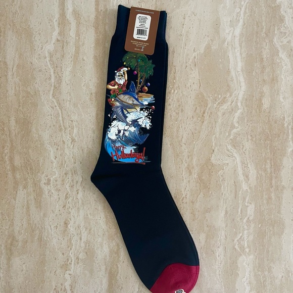 Tommy Bahama New Santa Marlin Socks - Picture 3 of 4